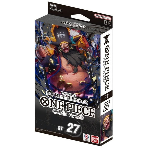 "One Piece Card Game" Starter Deck 27: BLACK Marshall.D.Teach (ST-27)