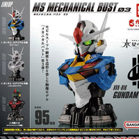 BANDAI MS Mechanical Bust 03 Gundam Aerial (Set of 3)