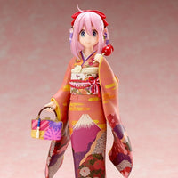 Yuru Camp FURYU Corporation Yuru Camp Nadeshiko Kagamihara Furisode ver. 1/7 Scale Figure