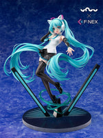 HATSUNE MIKU FURYU Corporation 【YOWU×F:NEX】HATSUNE MIKU CAT EAR HEADPHONE Ver. 1/7 Scale Figure