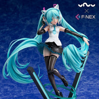 HATSUNE MIKU FURYU Corporation 【YOWU×F:NEX】HATSUNE MIKU CAT EAR HEADPHONE Ver. 1/7 Scale Figure