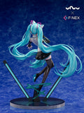 HATSUNE MIKU FURYU Corporation 【YOWU×F:NEX】HATSUNE MIKU CAT EAR HEADPHONE Ver. 1/7 Scale Figure