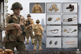 CRAZY FIGURE [LW013] 1:12 WWII U.S. Rangers On D-Day Machine Gunner