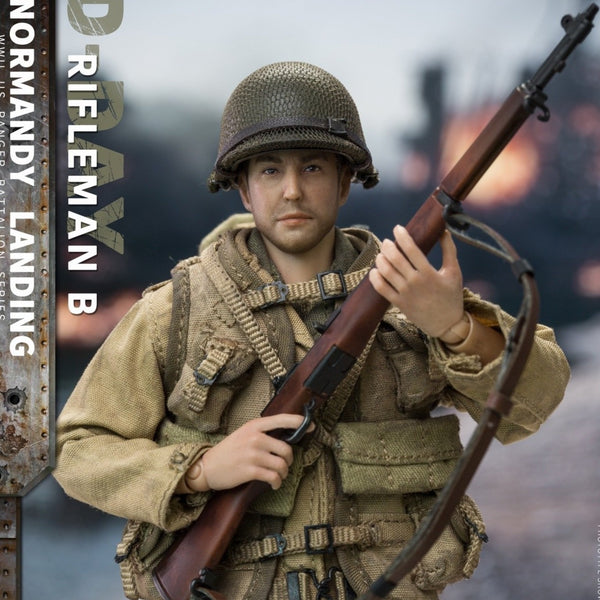 CRAZY FIGURE [CF-LW017] 1:12 WWII U.S. Rangers On D-Day Rifleman B