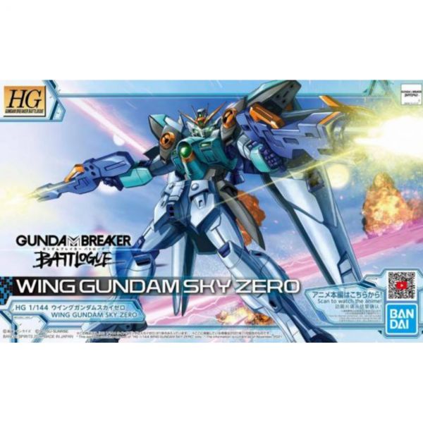 Bandai Hobby HG Battlogue 1/144 #09 Wing Gundam Sky Zero "Gundam Breaker Battlogue" (5062032)