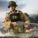 CRAZY FIGURE [LW013] 1:12 WWII U.S. Rangers On D-Day Machine Gunner