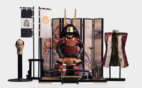POP Toys Ishida Mitsunari Red Armor & Accessories 1/6