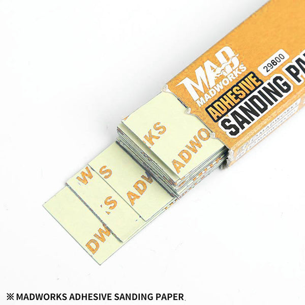 Madworks 29800 #800 SAND PAPER W/ ADHESIVE BACKING (20pc)