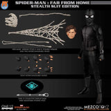 Mezco One:12 SPIDER-MAN STEALTH SUIT PX Previews Exclusive