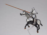 Kaiyodo KT Project KT-027 Takeya Style Jizai Okimono 15th Century Gothic Equestrian Armor Silver