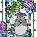 Totoro and Hydrangea "My Neighbor Totoro" Petite Artcrystal Puzzle (126-AC61)