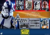 Hot Toys Star Wars: The Clone Wars TMS023 501st Battalion Clone Trooper (Deluxe) 1/6th Scale Figure