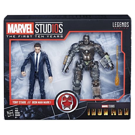 Hasbro Marvel Studios: The First Ten Years Iron Man Tony Stark And Mark I