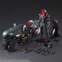 Play Arts Kai Final Fantasy VII Remake Shinra Elite Security Officer & Motorcycle Set