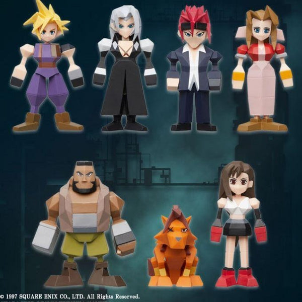 Final Fantasy VII Polygon Figures (Set of 7)