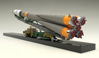 MODEROID 1/150 Plastic Model Soyuz Rocket & Transport Train (2nd re-run)