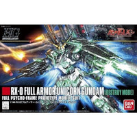 Bandai Hobby HGUC 1/144 #178 Full Armor Unicorn Gundam (Destroy Mode) (5058005)