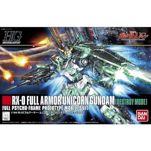 Bandai Hobby HGUC 1/144 #178 Full Armor Unicorn Gundam (Destroy Mode) (5058005)