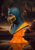 MORTAL KOMBAT 11 LEGENDS IN 3D SCORPION 1/2 SCALE BUST