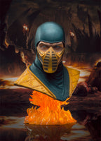 MORTAL KOMBAT 11 LEGENDS IN 3D SCORPION 1/2 SCALE BUST