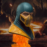 MORTAL KOMBAT 11 LEGENDS IN 3D SCORPION 1/2 SCALE BUST