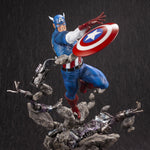 MARVEL UNIVERSE CAPTAIN AMERICA AVENGERS FINE ART STATUE