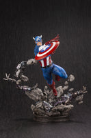 MARVEL UNIVERSE CAPTAIN AMERICA AVENGERS FINE ART STATUE