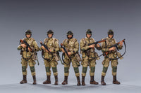 JOY TOY WWII US ARMY AIRBORNE DIVISION 1/18 FIGURE 5PK