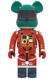 Be@rbrick Space Suit Green Helmet & Orange Suit Ver. 1000%