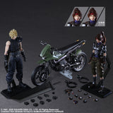 Final Fantasy VII Remake Play Arts Kai Jessie, Cloud & Motorcycle Set