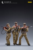 JOY TOY CHINESE PEOPLES VOLUNTEER ARMY (WINTER) 1/18 FIGURE 3PK