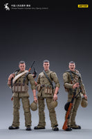 JOY TOY CHINESE PEOPLES VOLUNTEER ARMY (SPRING) 1/18 FIGURE 3PK