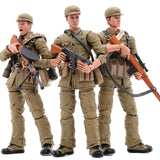 JOY TOY CHINESE PEOPLES VOLUNTEER ARMY (SPRING) 1/18 FIGURE 3PK