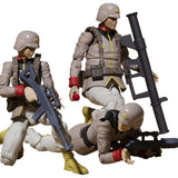 MEGAHOUSE G.M.G. Mobile Suit Gundam Earth United Army Soldier Set (with gift) 1/18