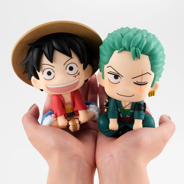 ONE PIECE MEGAHOUSE LOOK UP Luffy & Zoro SET 【with gift】