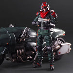 Play Arts Kai Final Fantasy VII Remake Shinra Elite Security Officer & Motorcycle Set