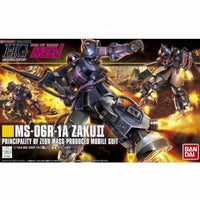 Bandai Hobby HGUC 1/144 #151 MS-06R-1A Zaku II Black Tri-Stars (5057748)