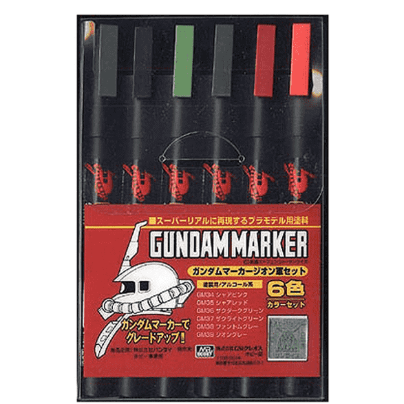 Gundam Marker Set - Zeon Set GMS108