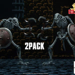 Dead Frame 2 Pack "Golden Axe" Action Figures