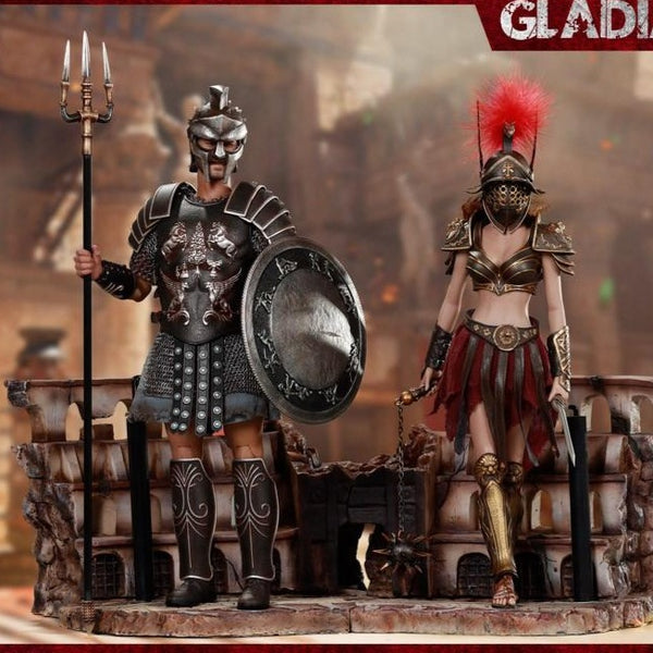 Empire Legion-Empire Gladiator Imperial Female Warrior Set of Red