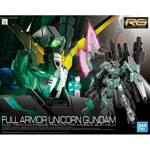 Bandai Hobby RG 1/144 #30 Full Armor Unicorn Gundam 'Gundam UC' (5055586)