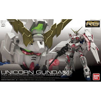Bandai Hobby RG 1/144 #25 Unicorn Gundam Full Psycho-Frame Prototype Mobile Suit RX-0 'Gundam UC' (5061620)