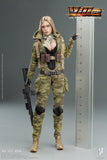Very Cool 1:12 MC Camouflage Women Soldier Villa