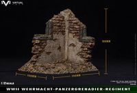 VTS-VG003 Simulated War Ruins Scene Platform 1/12 Scale